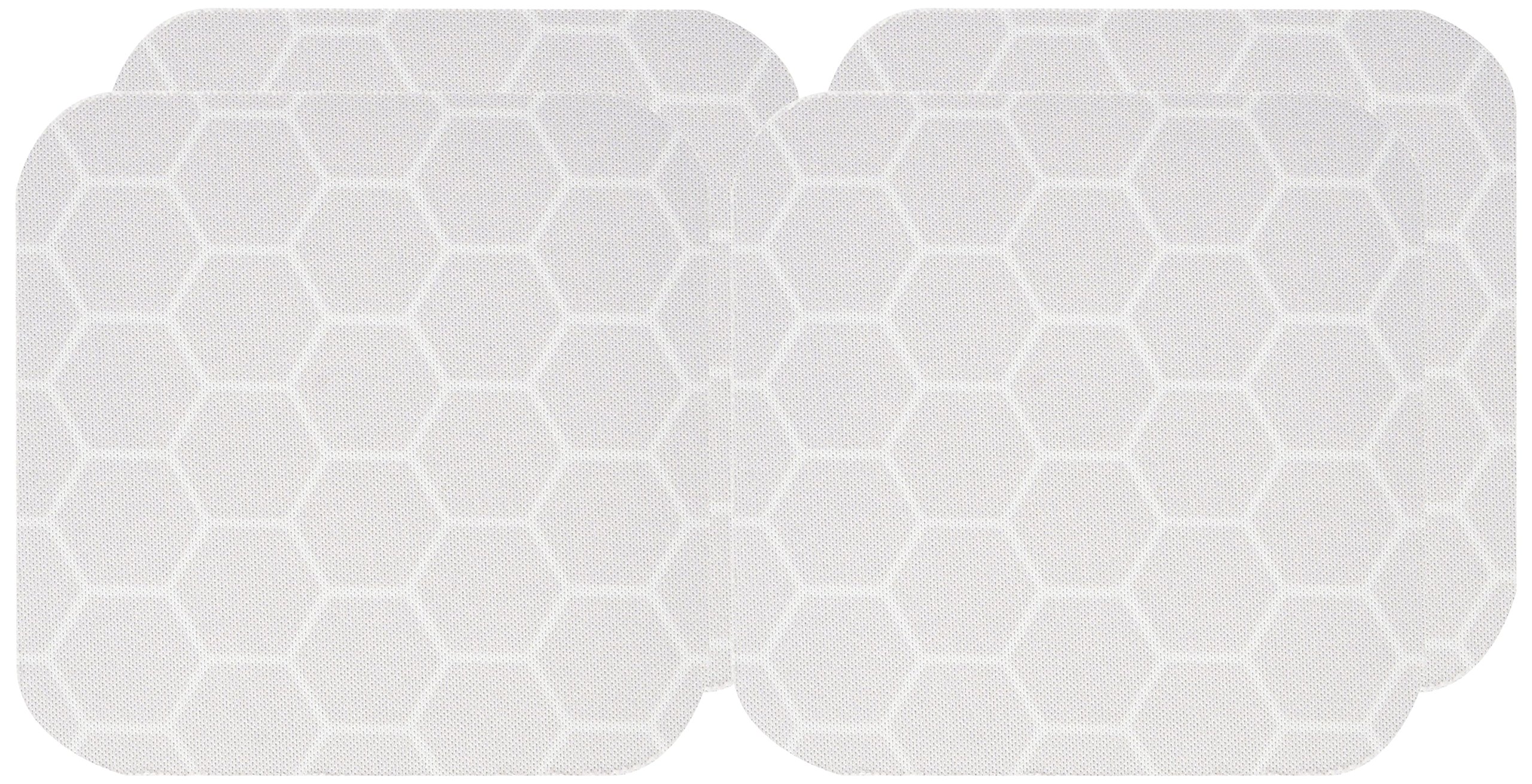 3D Rose Hexagon Coasters Set of 4 - Modern Gray Honeycomb Pattern Soft Drink Coasters for Coffee Table, Bar, Office & Home Decor - Geometric Bee Hive Design Non-Slip Absorbent Coasters