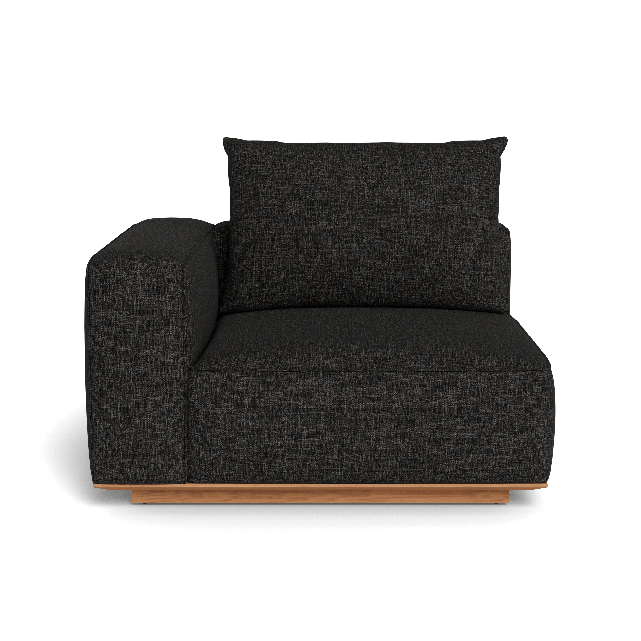 Santorini Outdoor Corner Left Sectional Sofa Set - Waterproof Wicker Patio Furniture for Garden, Poolside, Backyard & Balcony - Comfortable All-Weather Lounge Seating