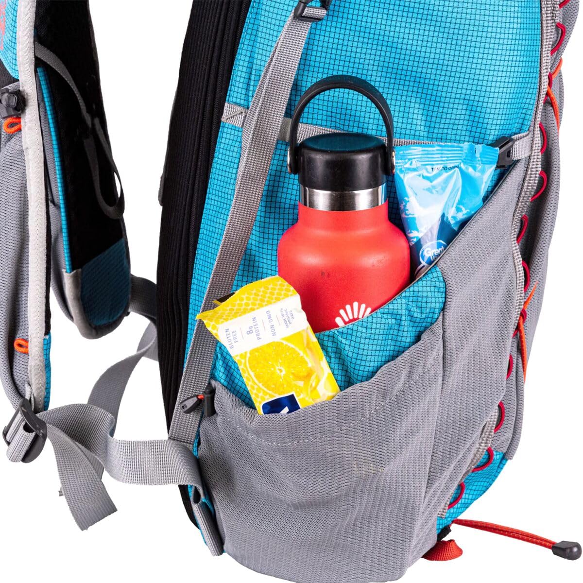 Mountainsmith Zerk 40L Ultralight Hiking Backpack - Lightweight Water-Resistant Daypack for Outdoor Adventures, Camping & Travel (Cyan Blue)