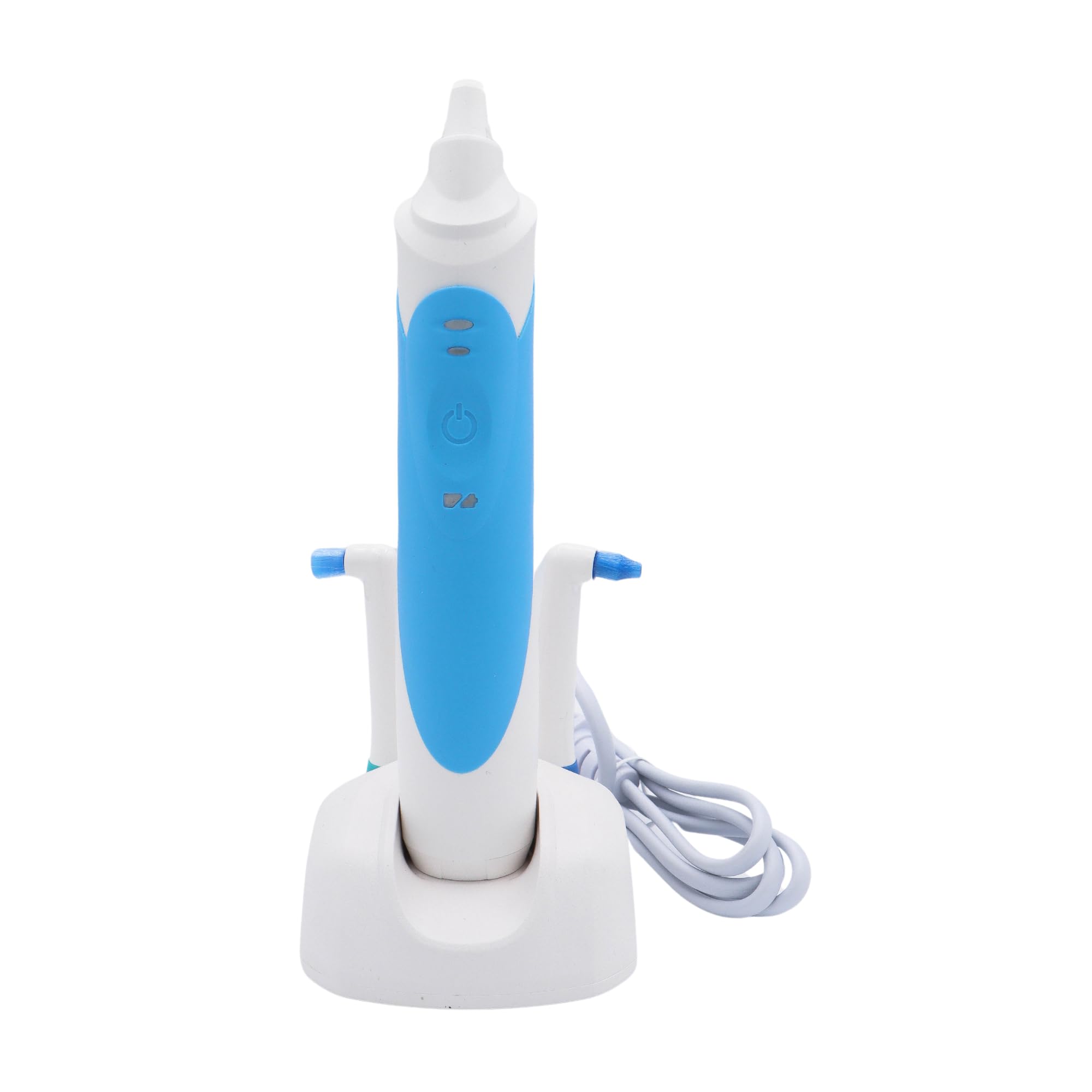 Premium Electric Toothbrush with 360° Rotation & Charging Dock - 2 Replacement Brush Heads, 1-Year Warranty - Perfect for Home & Travel Oral Care