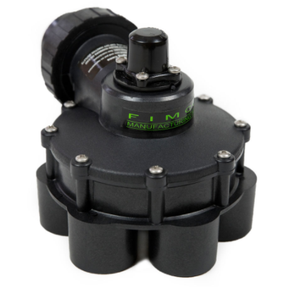 Fimco F1256 3006L 1-1/4 Inch 6 Zone Plastic Valve - Durable Irrigation System Valve for Lawn, Garden & Agricultural Watering