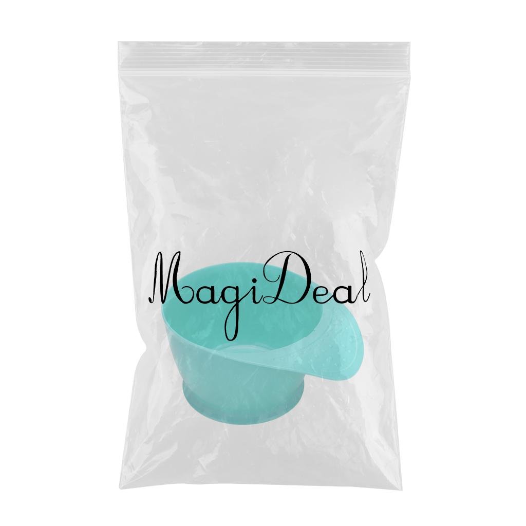 Professional Salon Hair Coloring Mixing Bowl with Handle - Cyan Tint Dye Bowl for Hairdressers & DIY Hair Dyeing at Home | Perfect for Salon Styling, Ombre, Balayage & Root Touch-Ups