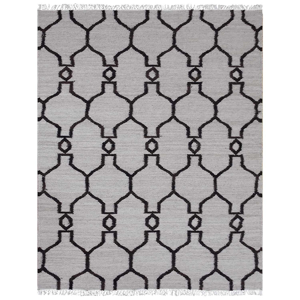 Hand Woven Bohemian Area Rug - Soft & Durable Natural Fiber Floor Mat for Living Room, Bedroom, or Nursery Decor