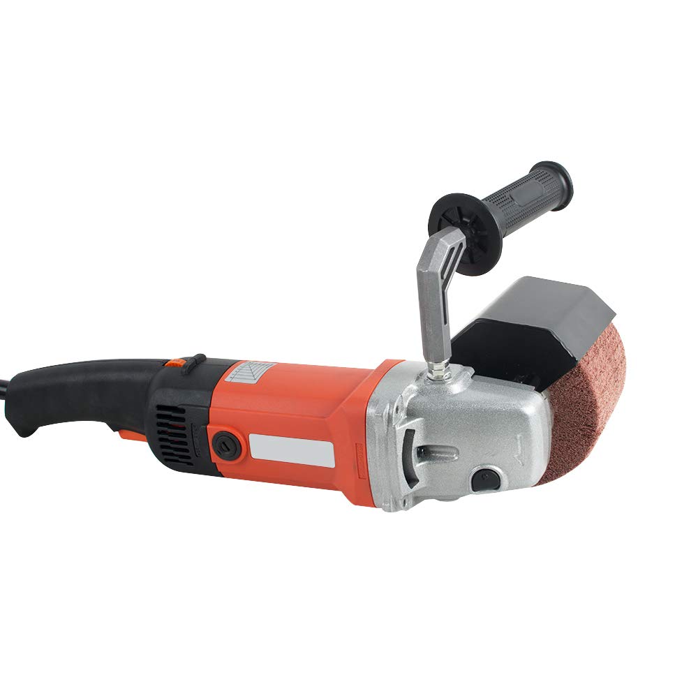 1400W Handheld Sander Polisher Machine - 110V Electric Burnishing Tool with Metal Polishing Wheels for DIY Home Improvement & Auto Detailing