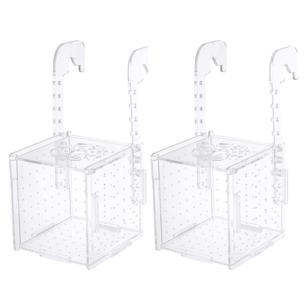 TEHAUX 2-Pack Reptile Breeding Box - 75 Gallon Aquarium Lid for Spiders, Fish Tanks - Perfect for Desktop Terrariums & Pet Enclosures