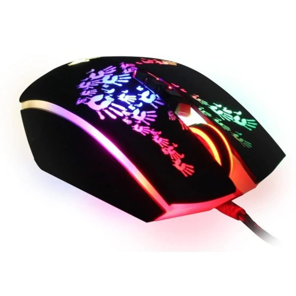 A4 Tech Bloody Blazing A60 Gaming Mouse with Scroll Wheel for PC & Mac - High Precision 2-Way Gaming Mouse for FPS, MMO & Office Work