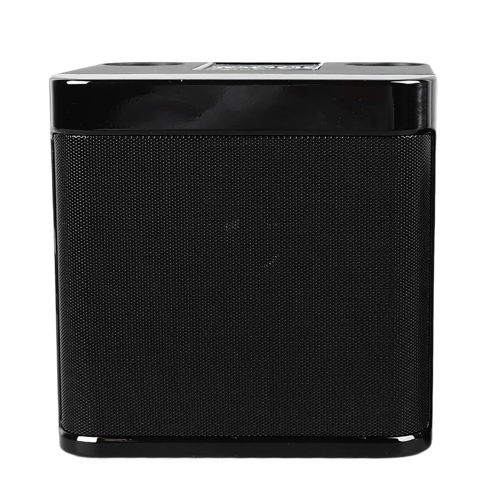 Portable Bluetooth Karaoke Machine with 2 Wireless Microphones - Mini Karaoke System for Adults & Kids, Supports TF Card/USB/AUX Input, Compatible with Smartphones & Tablets (Black) - Perfect for Home Parties, Travel & Family Gatherings