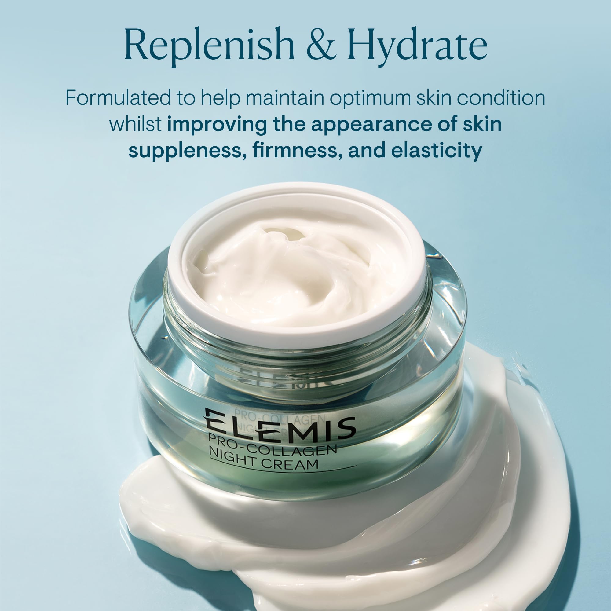 ELEMIS Pro-Collagen Night Cream & Marine Cream SPF 30 - Anti-Aging Face Moisturizer for Wrinkles & Fine Lines - Perfect for Nighttime Skincare Routine & Daily Sun Protection