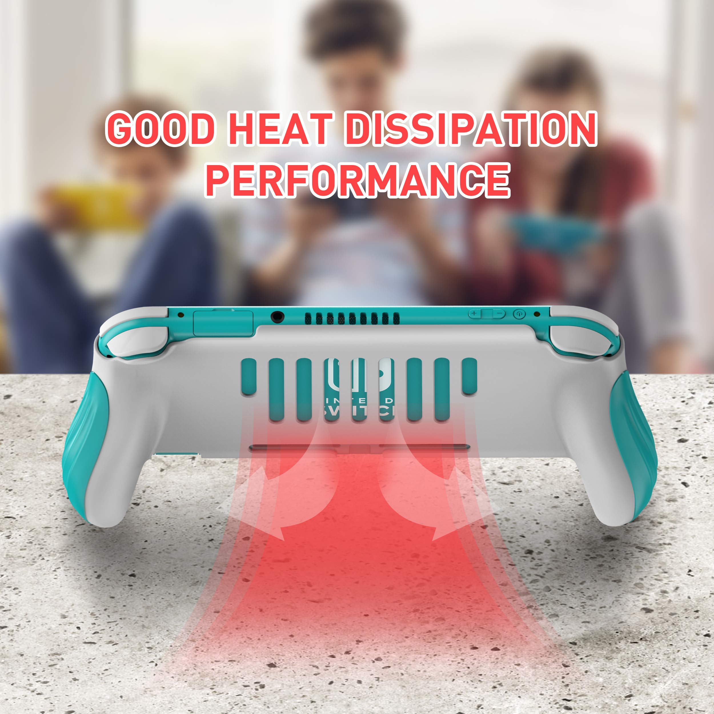 Ergonomic Grip Case for Nintendo Switch Lite - Comfortable & Protective Handheld Cover, Gaming Accessories for 2019 Switch Lite Console | Perfect for Travel, Commuting & Long Gaming Sessions