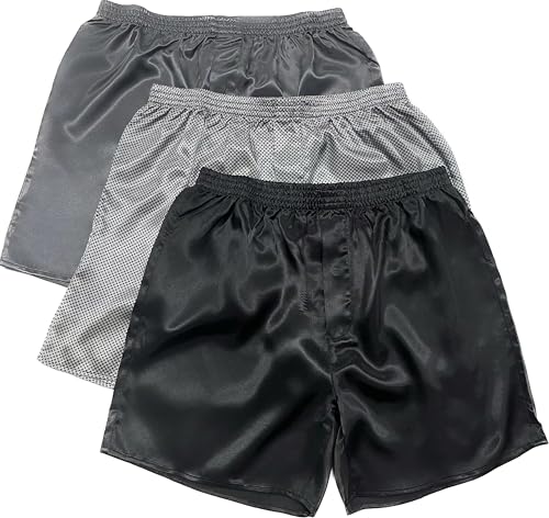 Black+grey+silver Printed 3-pack