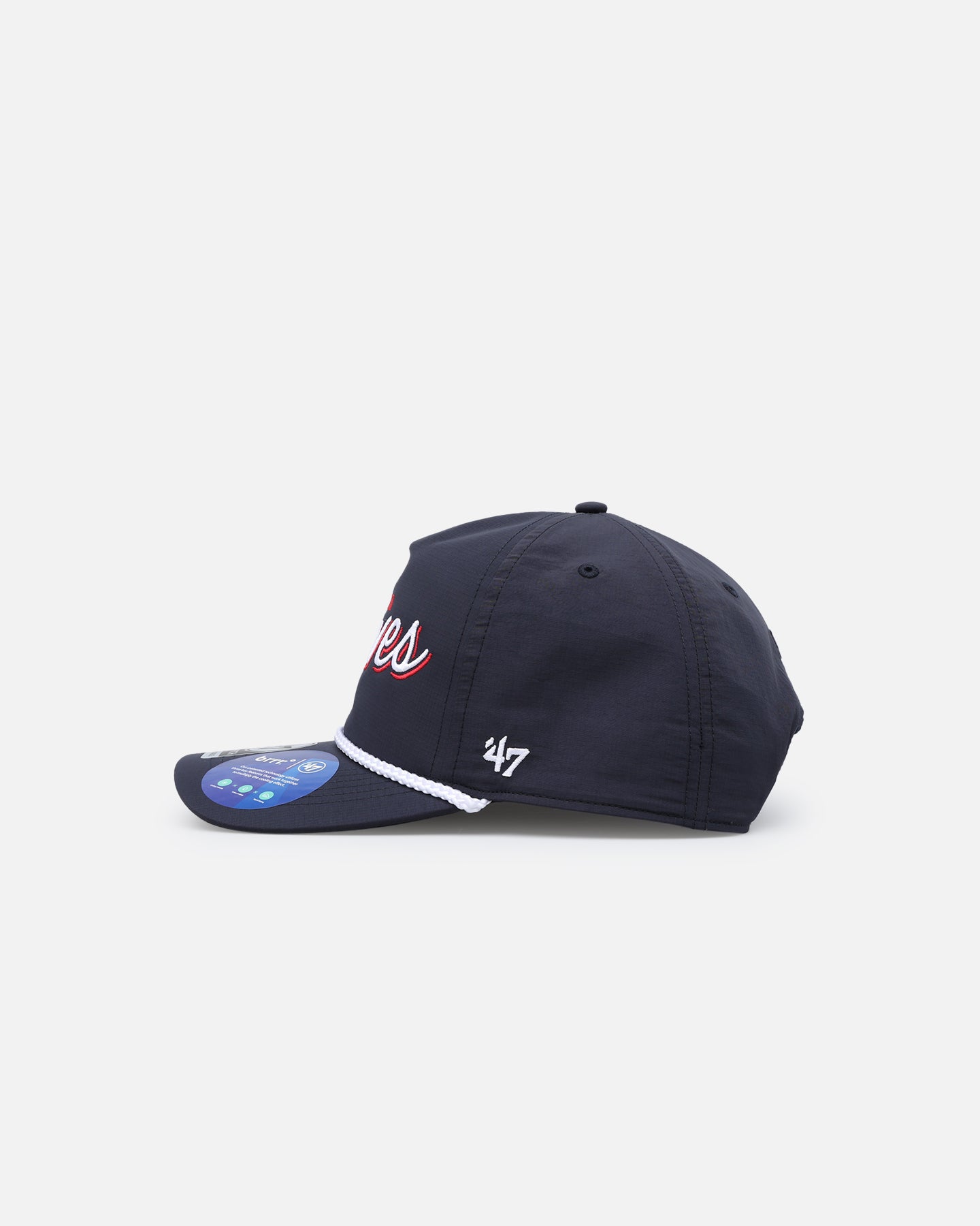 47 Brand Atlanta Braves Brrr° Fairway '47 Hitch Snapback Navy Hat - Stylish Baseball Cap for Braves Fans, Outdoor Sports & Casual Wear