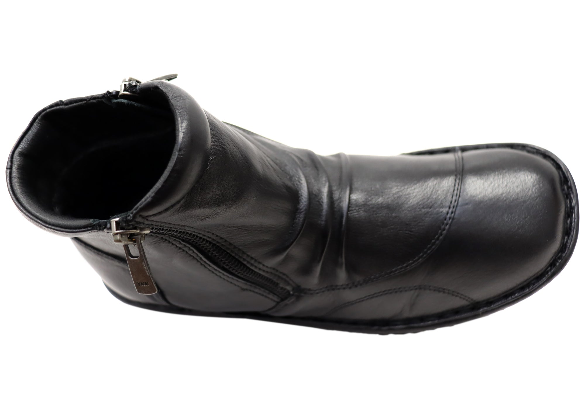 Orizonte Talun Women's European Comfortable Leather Ankle Boots - Stylish & Soft for Walking, Work & Casual Outfits