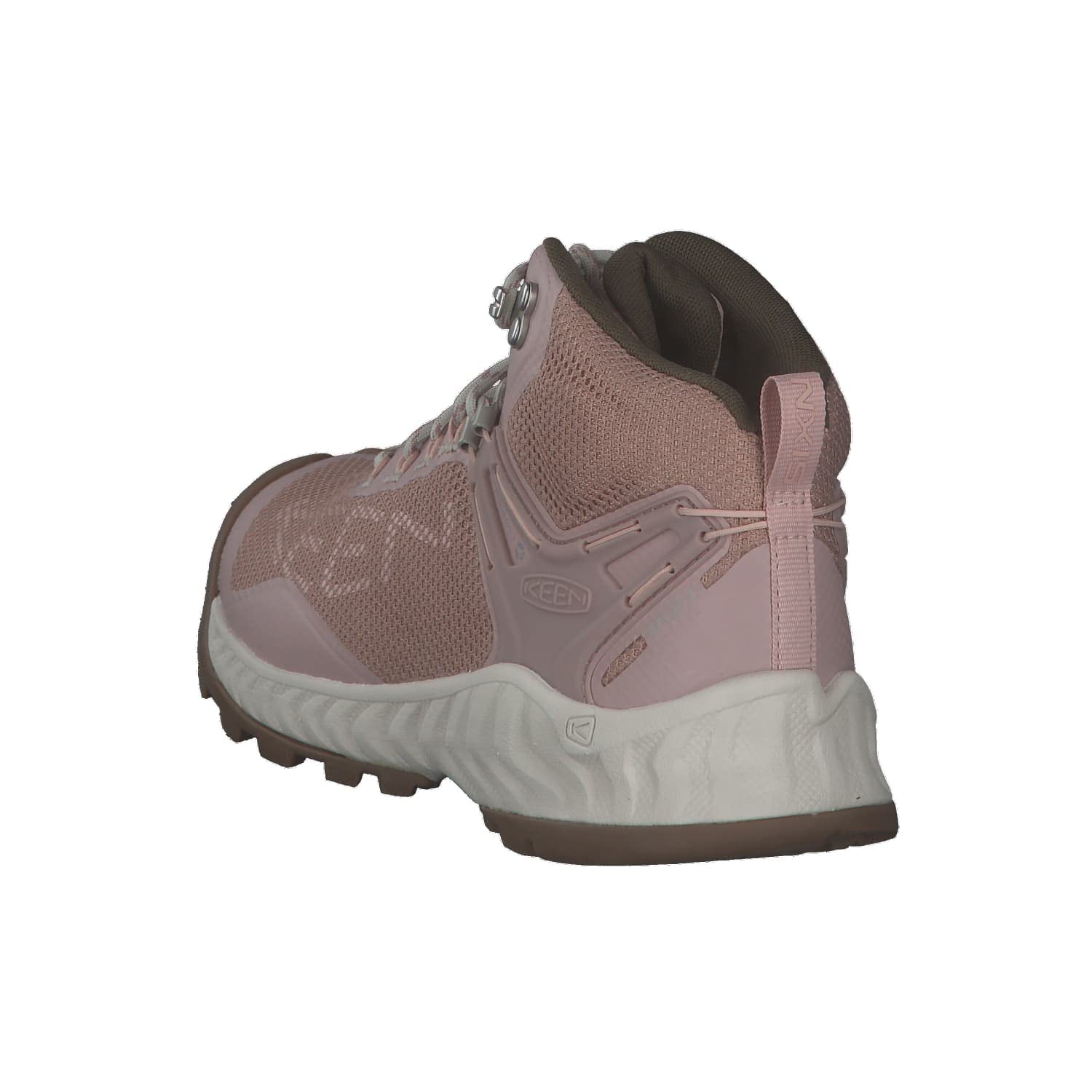 KEEN Women's Nxis Evo Mid Height Waterproof Hiking Boots - Lightweight Fast Packing Shoes for Outdoor Adventures, Trail Running & Travel