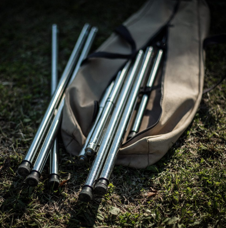 Durable Tarp Pole Carry Case - Waterproof & Lightweight Storage Bag for Camping, Hiking, and Outdoor Gear Organization