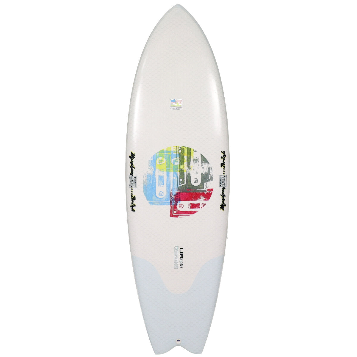 Libtech 5'10 Micks Tape Sym Surfboard - FCSII Compatible - High-Performance Shortboard for All Conditions - Perfect for Beach Breaks, Point Breaks, and Small to Medium Waves