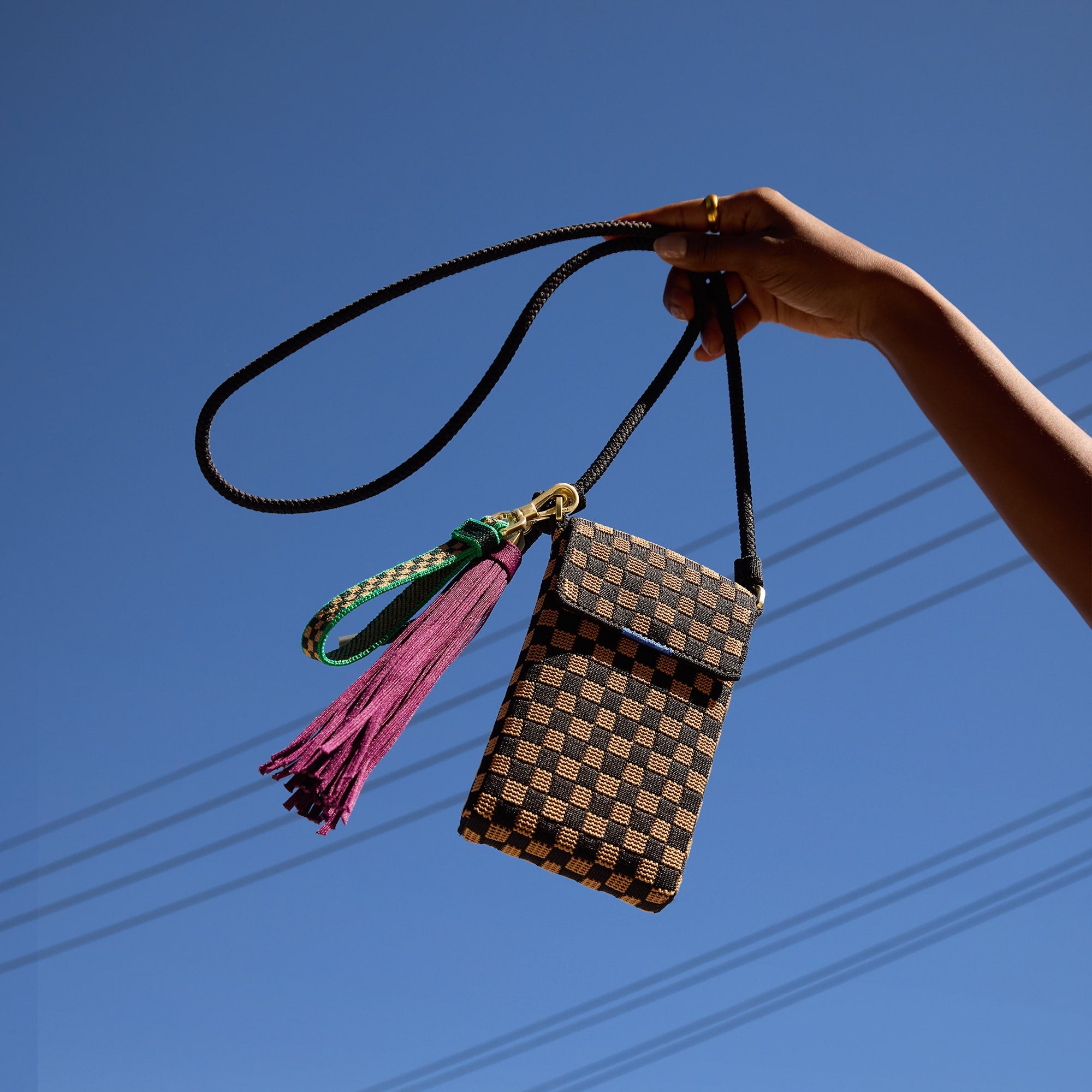 Stylish Phone Crossbody Bag in Midnight Black - Perfect for Everyday Use, Travel, and Hands-Free Convenience