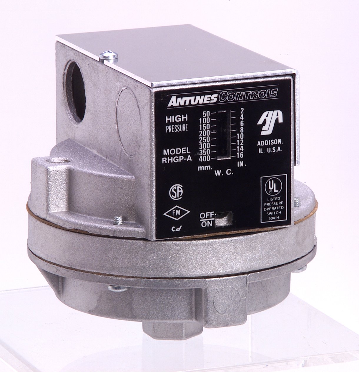 Antunes Controls 803112703 RLGP-A Single Gas Switch - Commercial Kitchen Safety Device for Restaurants & Food Service Equipment