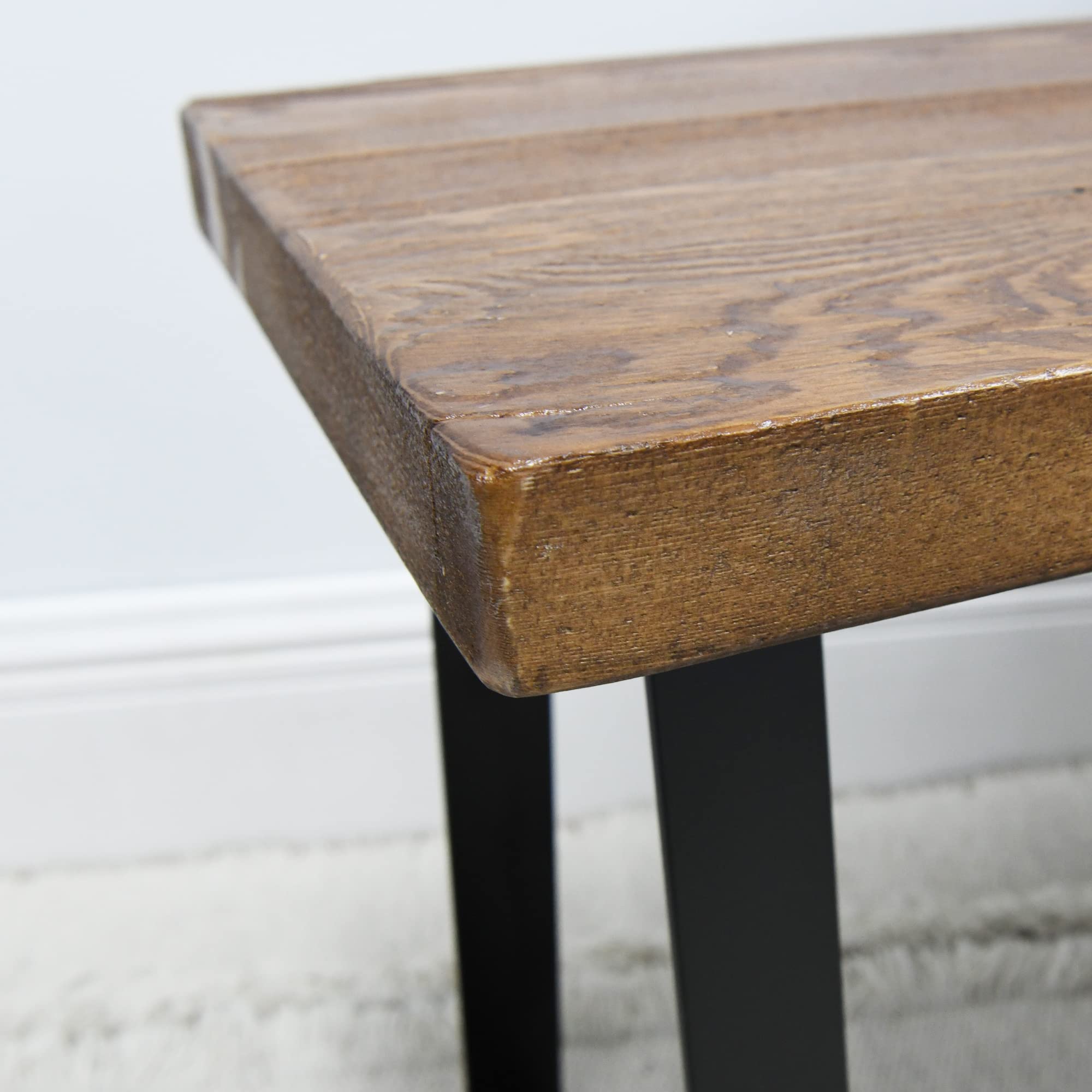 Reclaimed Pine Wood Bench - 19