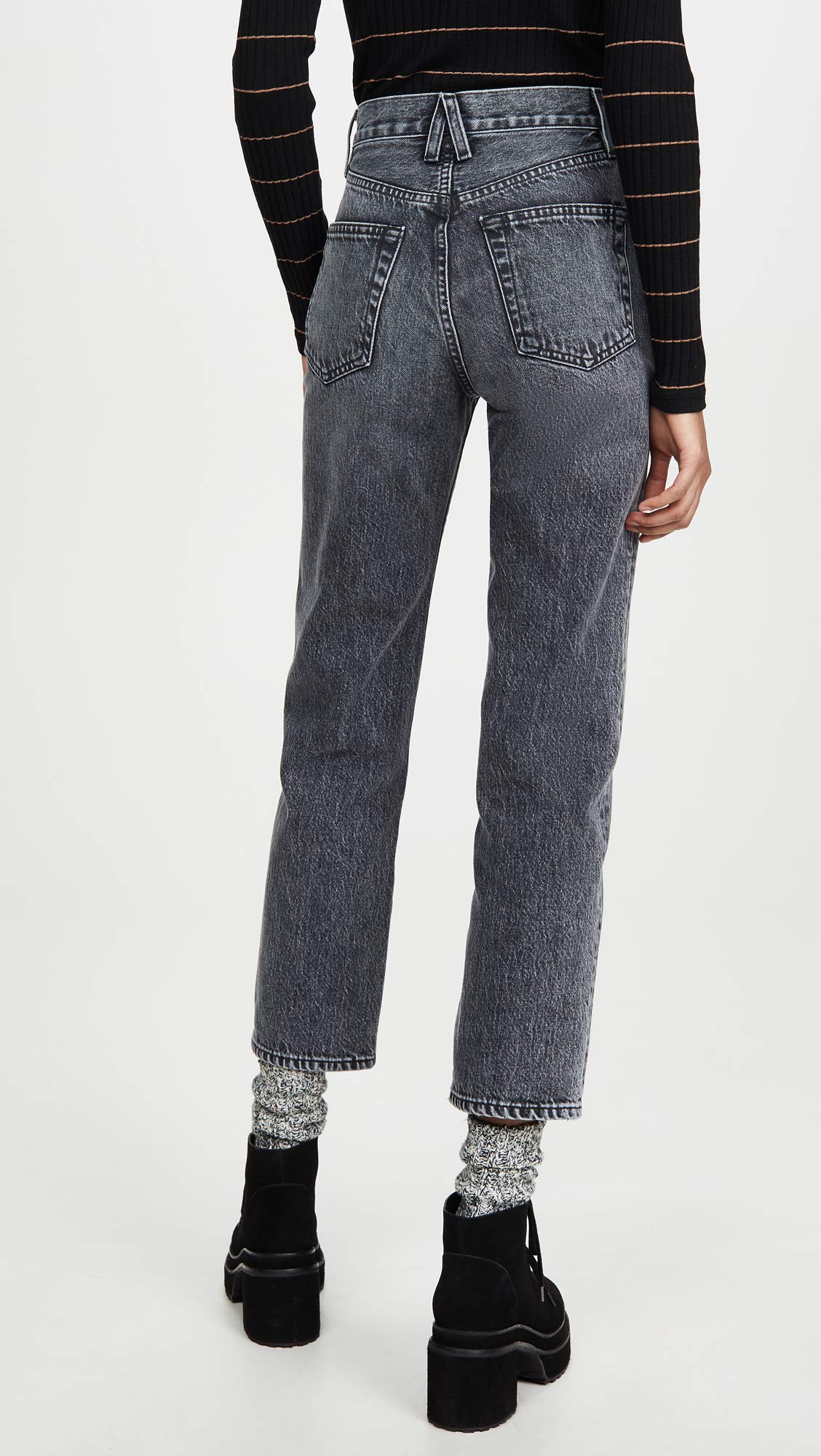Trendy Women's London Crop Jeans - High Waisted Slim Fit Denim Pants for Casual & Streetwear | Perfect for Everyday Wear, Date Nights & Weekend Outings