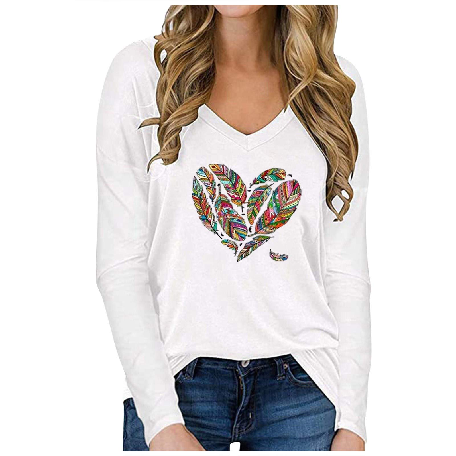 Women's Casual Summer T-Shirts - Short Sleeve V-Neck Pocket Tee Tops for Workout, Office & Everyday Wear | Breathable Comfort Fit Ladies Shirts