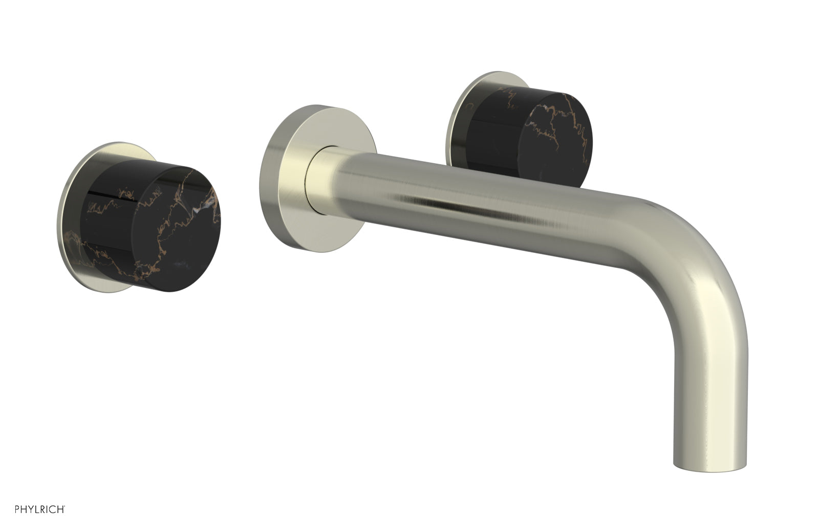 Premium Black Marble Wall Tub Set with Elegant Handles - 230 58 - Perfect for Modern Bathroom & Spa Decor