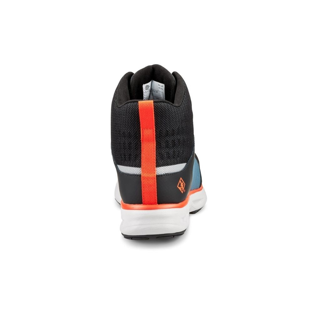 Terra Lites MID TR0A4NRTFR0 Composite Toe Athletic Work Shoes for Men & Women - Lightweight Safety Shoes with Slip Resistance, Blue/Red - Perfect for Construction, Warehouse, and Industrial Work Environments