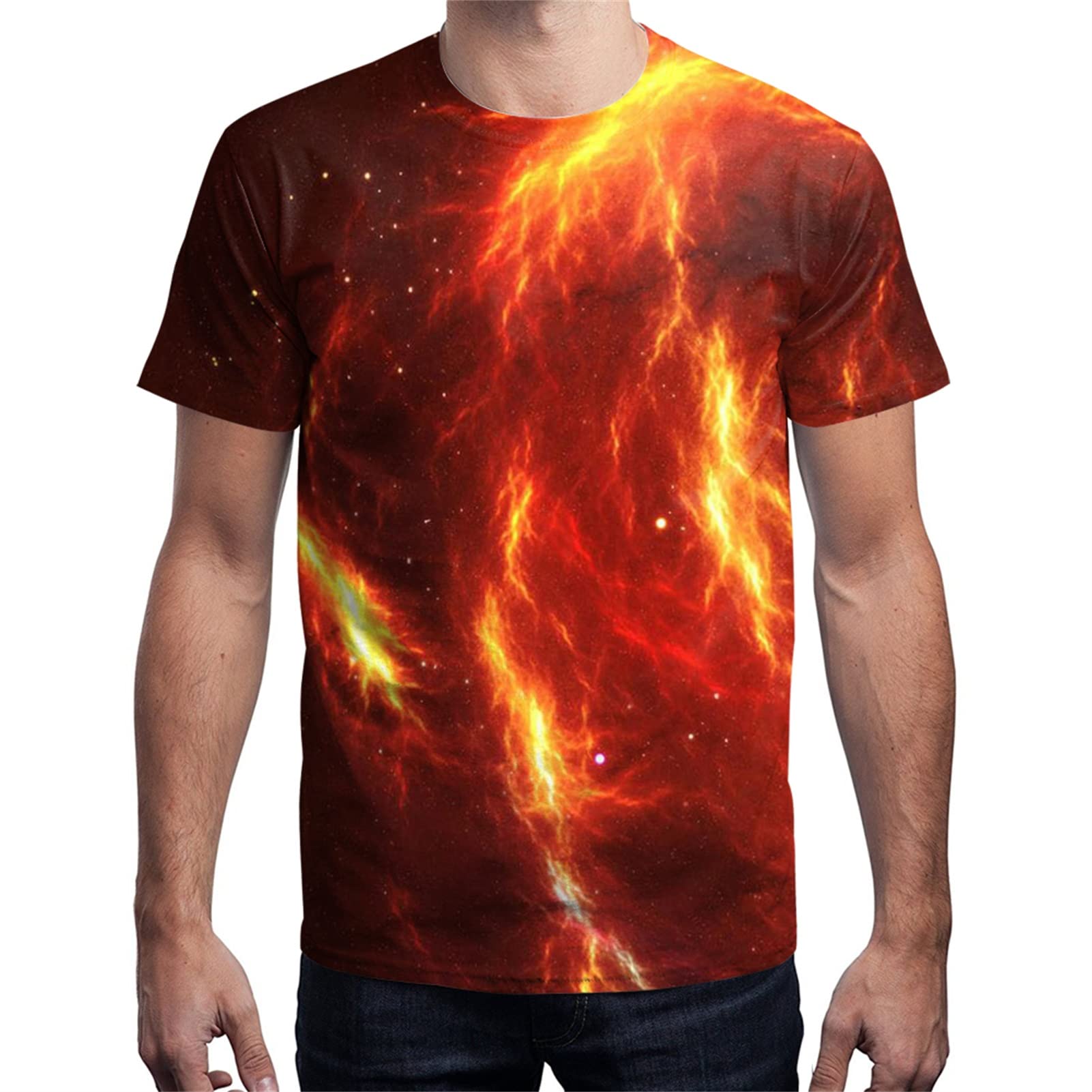 Yasswete Unisex 3D Printed Short Sleeve T-Shirt for Men & Women - Trendy Graphic Tee for Casual Wear, Street Style & Everyday Outfits