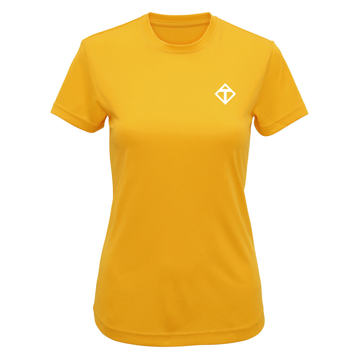 Premium Yellow Diamond Women's Performance T-Shirt - Moisture-Wicking, Breathable & Comfortable for Workouts, Yoga & Active Lifestyle