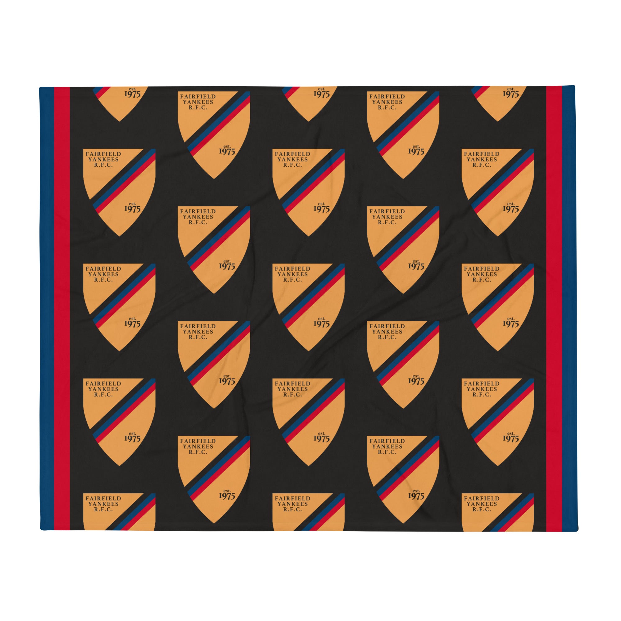 Fairfield Yankees RFC Throw Blanket - Soft & Cozy Plaid Fleece Blanket for Men Women - Perfect for Football Games, Camping, Sofa & Bed Use