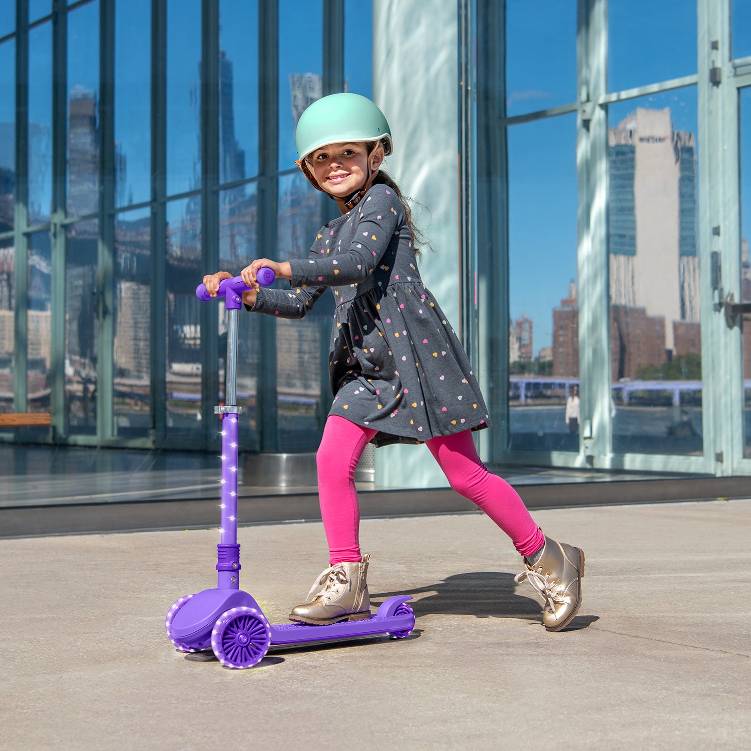Nova Kick Scooter for Kids & Adults - Lightweight Folding Scooter with Adjustable Handlebar - Perfect for Commuting, School, and Outdoor Fun