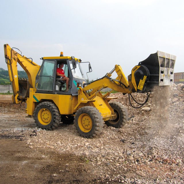 MB L160 S2 Bucket Crusher for Excavator - Heavy Duty Demolition & Recycling Attachment for Construction Sites & Mining Operations
