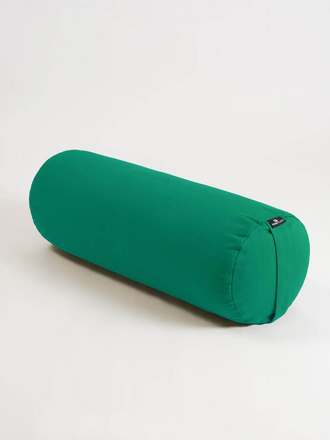 Organic Cotton Buckwheat Meditation Bolster Cushion for Yoga & Zen Relaxation - Perfect for Yoga Studios, Home Meditation & Stress Relief
