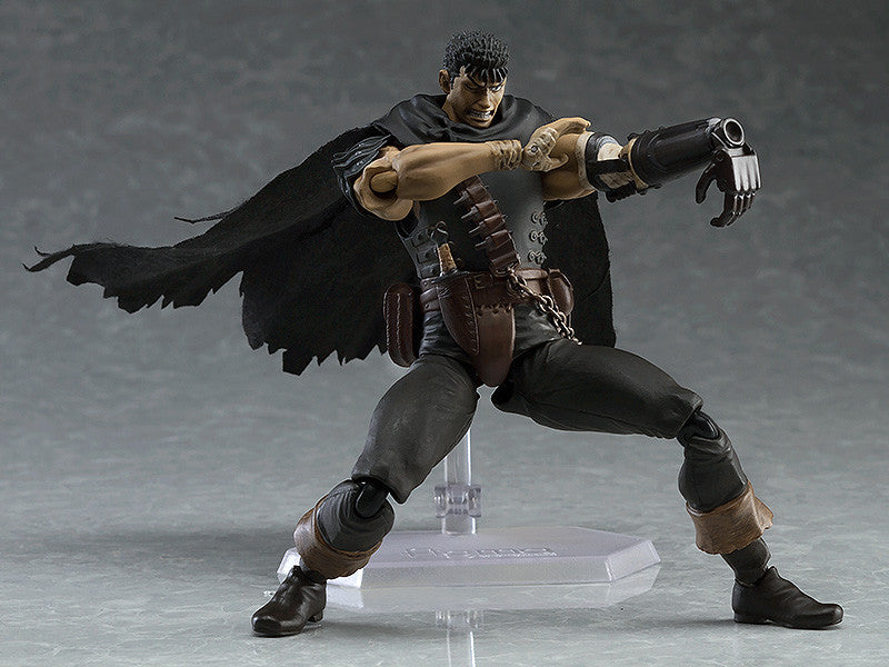 Figma #359 Guts Black Swordsman Ver. Repaint Edition - Berserk Anime Action Figure for Collectors & Display