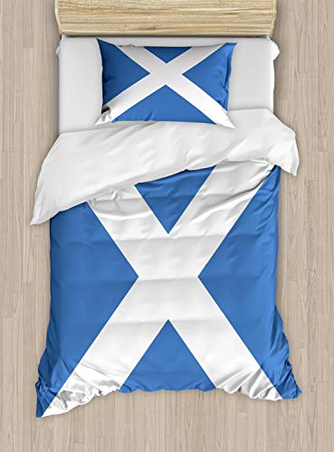 Azure Blue and White
