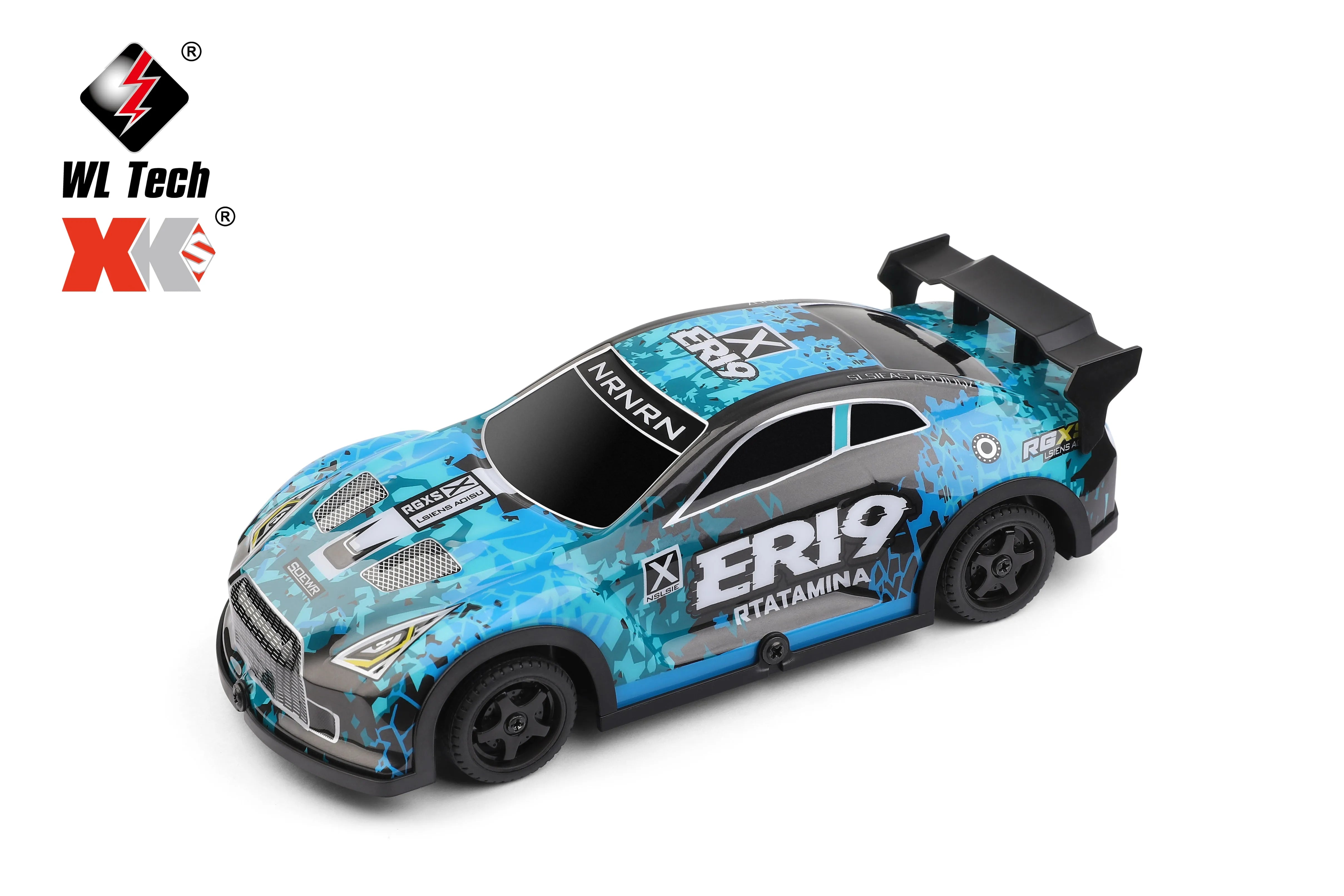 WLTOYS 22206 1/22 Scale 2.4G 4WD RC Car with LED Shell - 15km/h High Speed Remote Control Toy for Kids & Adults - Perfect for Indoor Racing, Backyard Driving & Off-Road Adventures