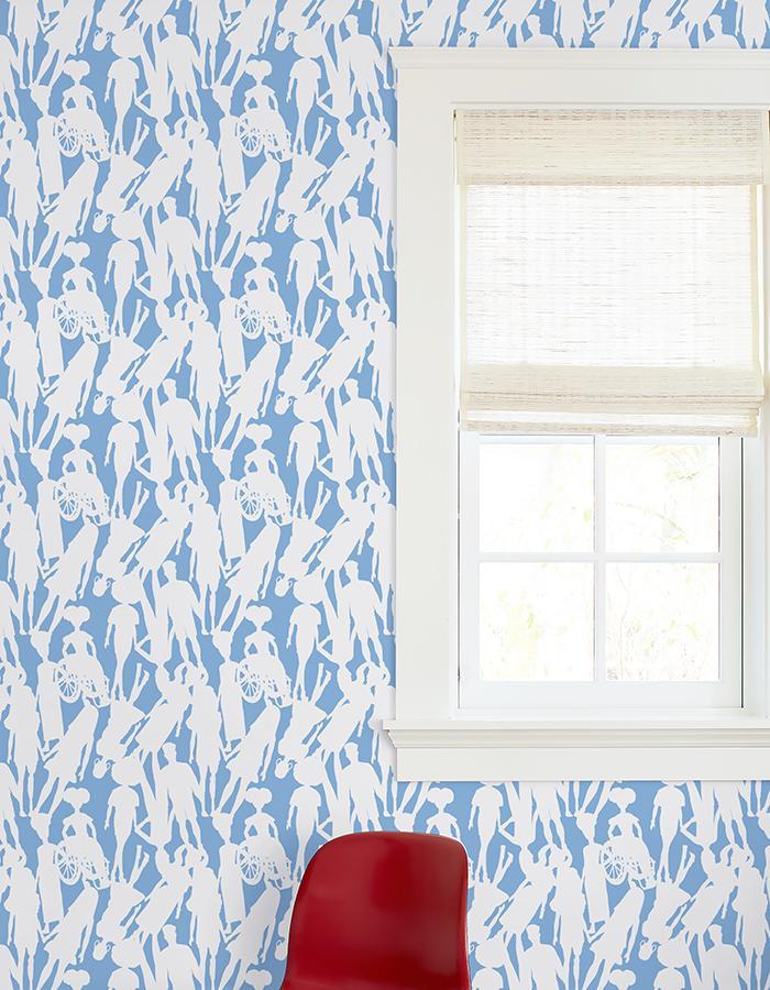 Barbie™ Denim Fashionistas™ Silhouettes Wallpaper - Perfect for Kids' Rooms, Playrooms & Barbie-Themed Decor