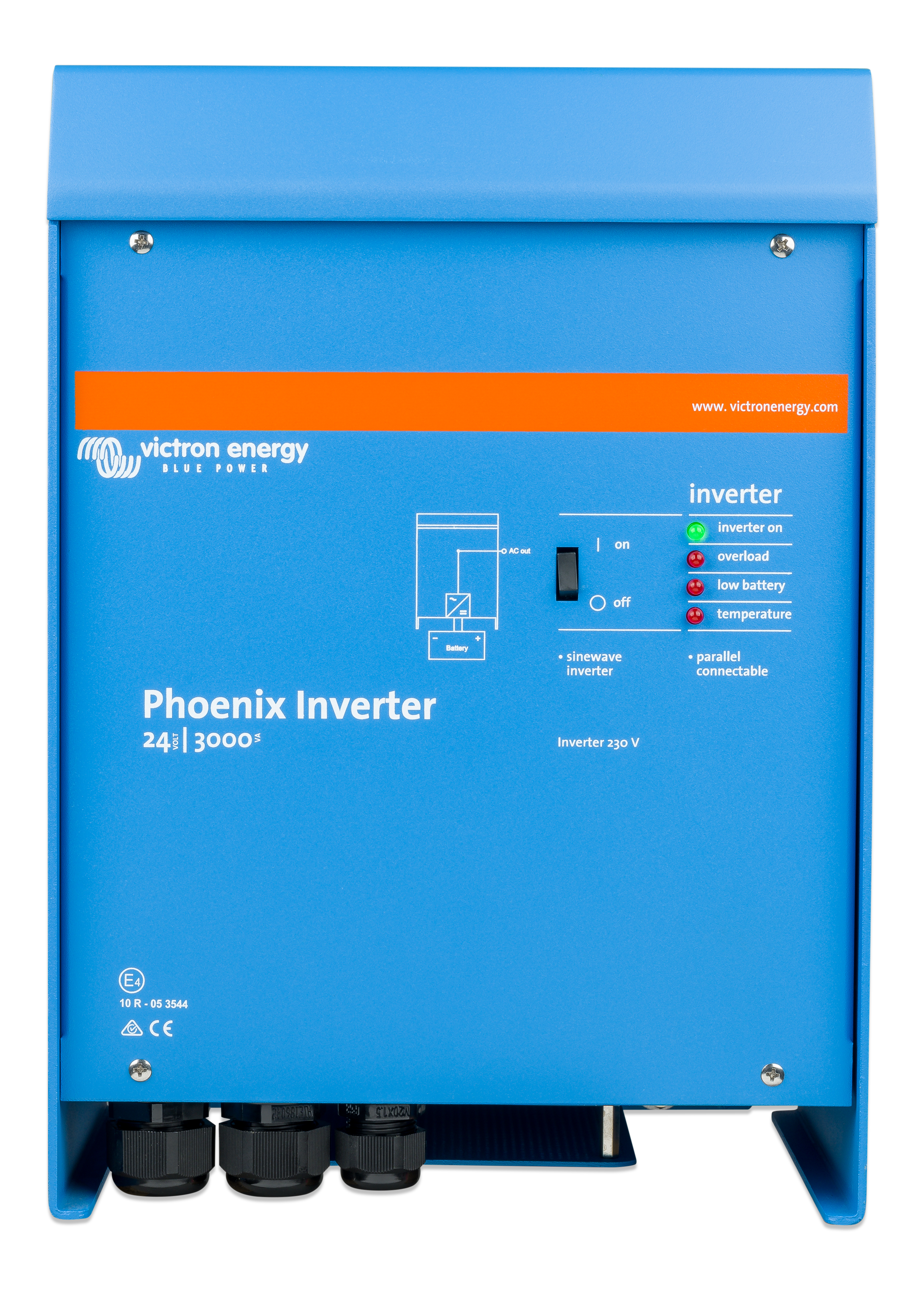 Victron Energy Phoenix Inverter 24V 3000W 120V Pure Sine Wave Power Inverter with VE.Bus | PIN243020100 for RVs, Boats, and Off-Grid Solar Systems
