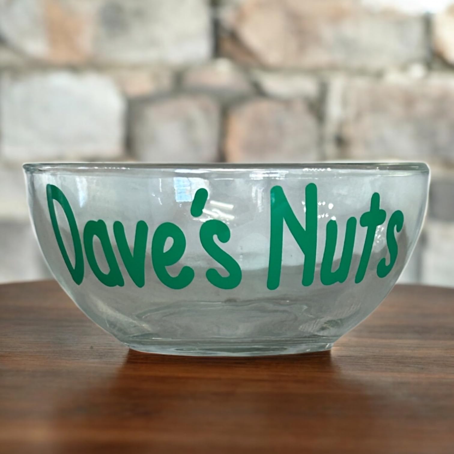 Personalized Glass Ice Cream Bowl - Custom Gift for Grandpa, Grandma, Mom, Dad, Papa or Pappy - Perfect for Cereal, Candy & Snacks - Ideal for Family Gatherings & Special Occasions
