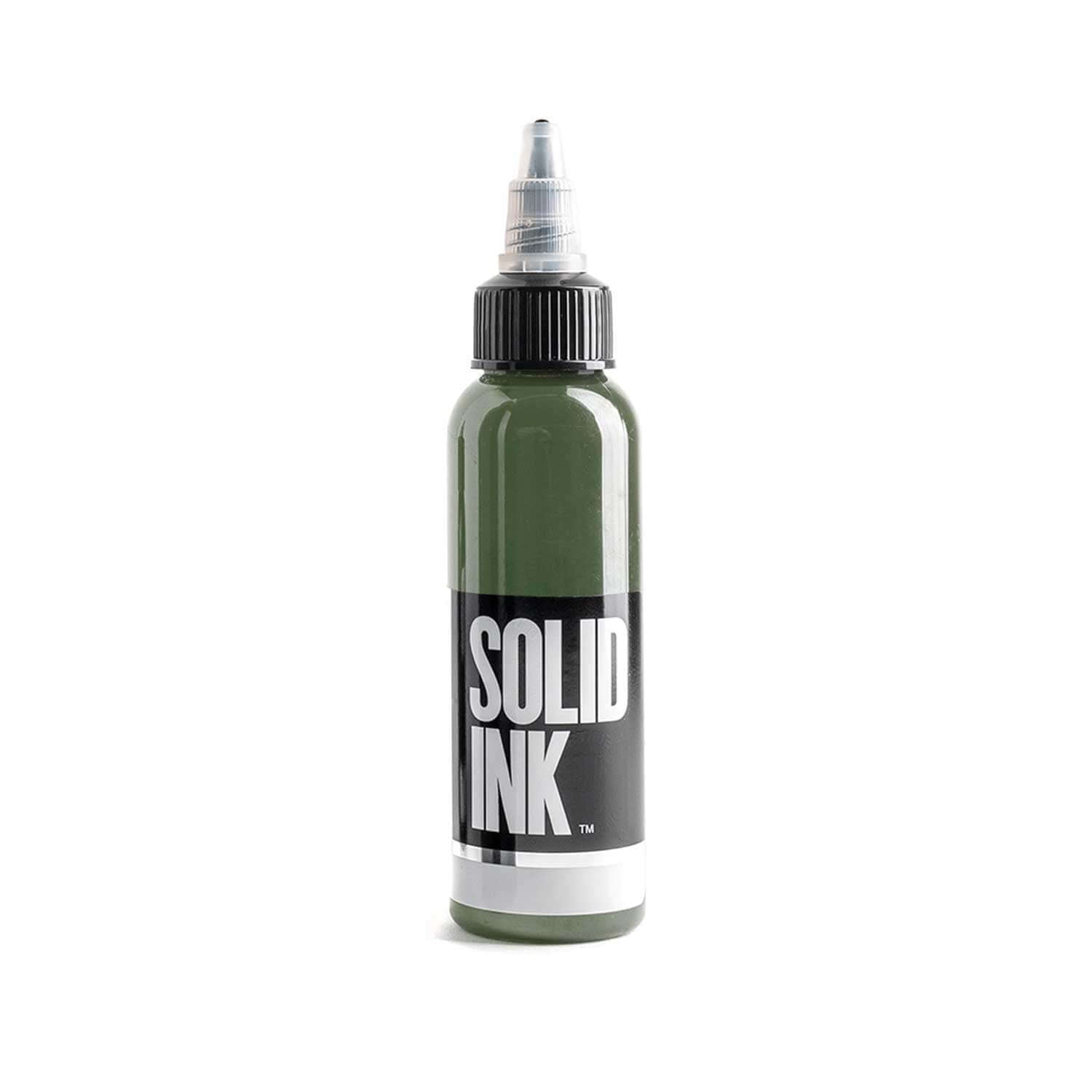 Premium Olive Green Solid Ink Stick - 1 oz. | Ideal for Calligraphy, Stamp Pads & Artistic Projects