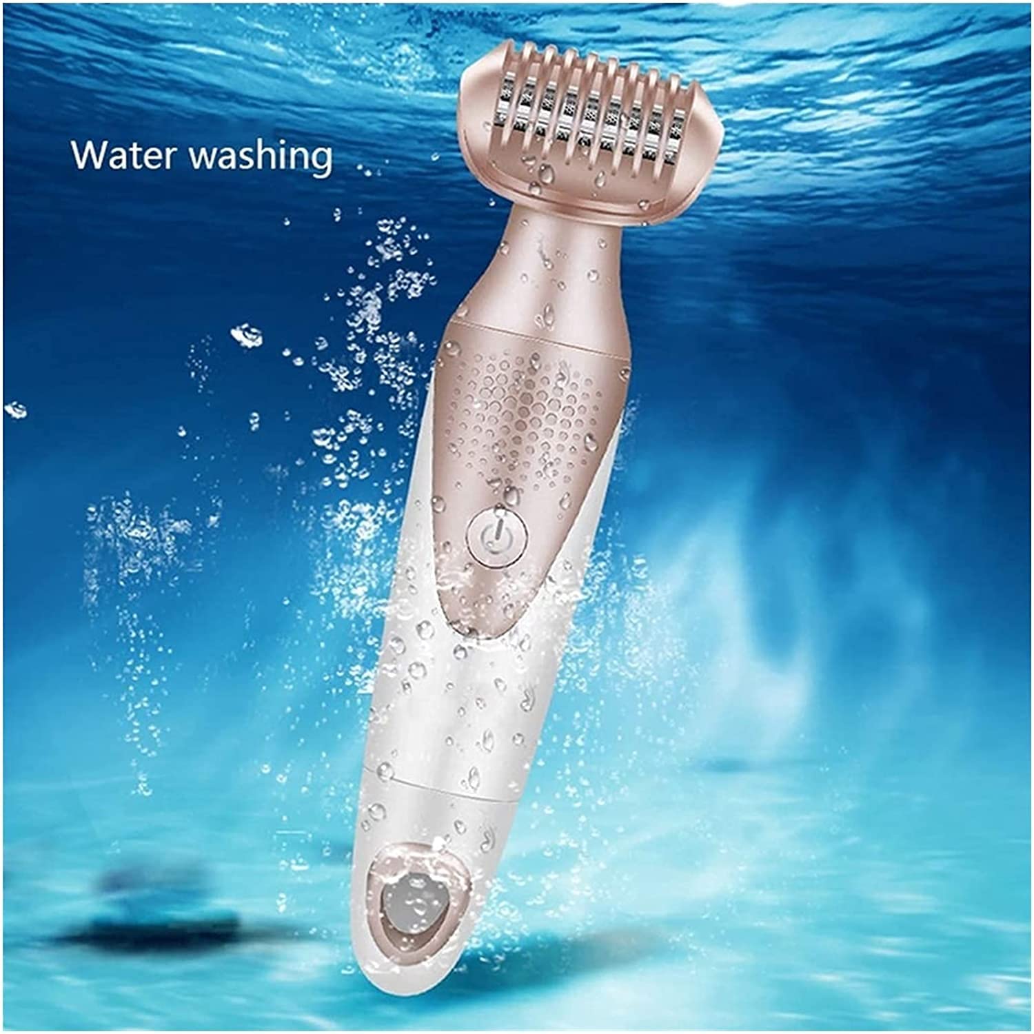 5-in-1 Electric Epilator & Shaver for Women - Hair Removal Device with Trimmer, Pedicure & Exfoliator Attachments - Smooth Legs, Underarms & Bikini Line - Perfect for Travel & Home Use