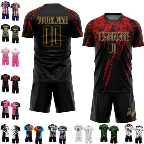 Black-red-old Gold