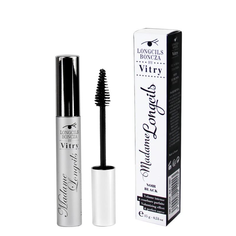 Madame Longcils Volumizing Mascara for Thin & Sparse Lashes - Lengthening & Thickening Formula for Dramatic Eye Look | Perfect for Daily Wear & Special Occasions