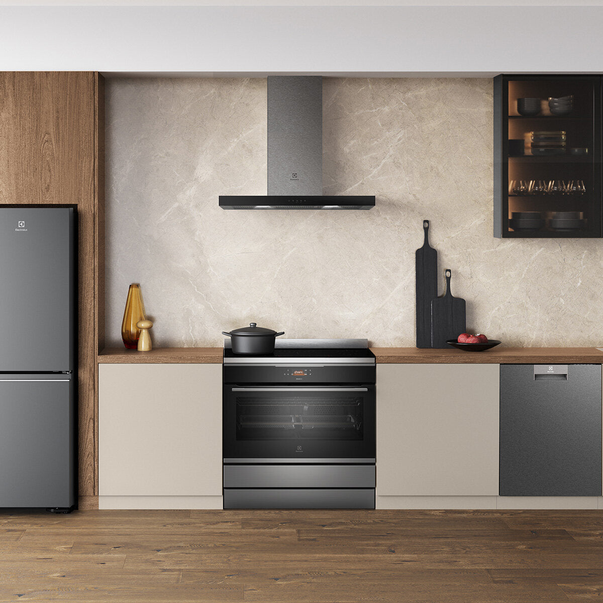 Electrolux EFEP956DSE 90cm Freestanding Pyrolytic Self-Cleaning Oven - Perfect for Home Baking, Roasting & Family Cooking