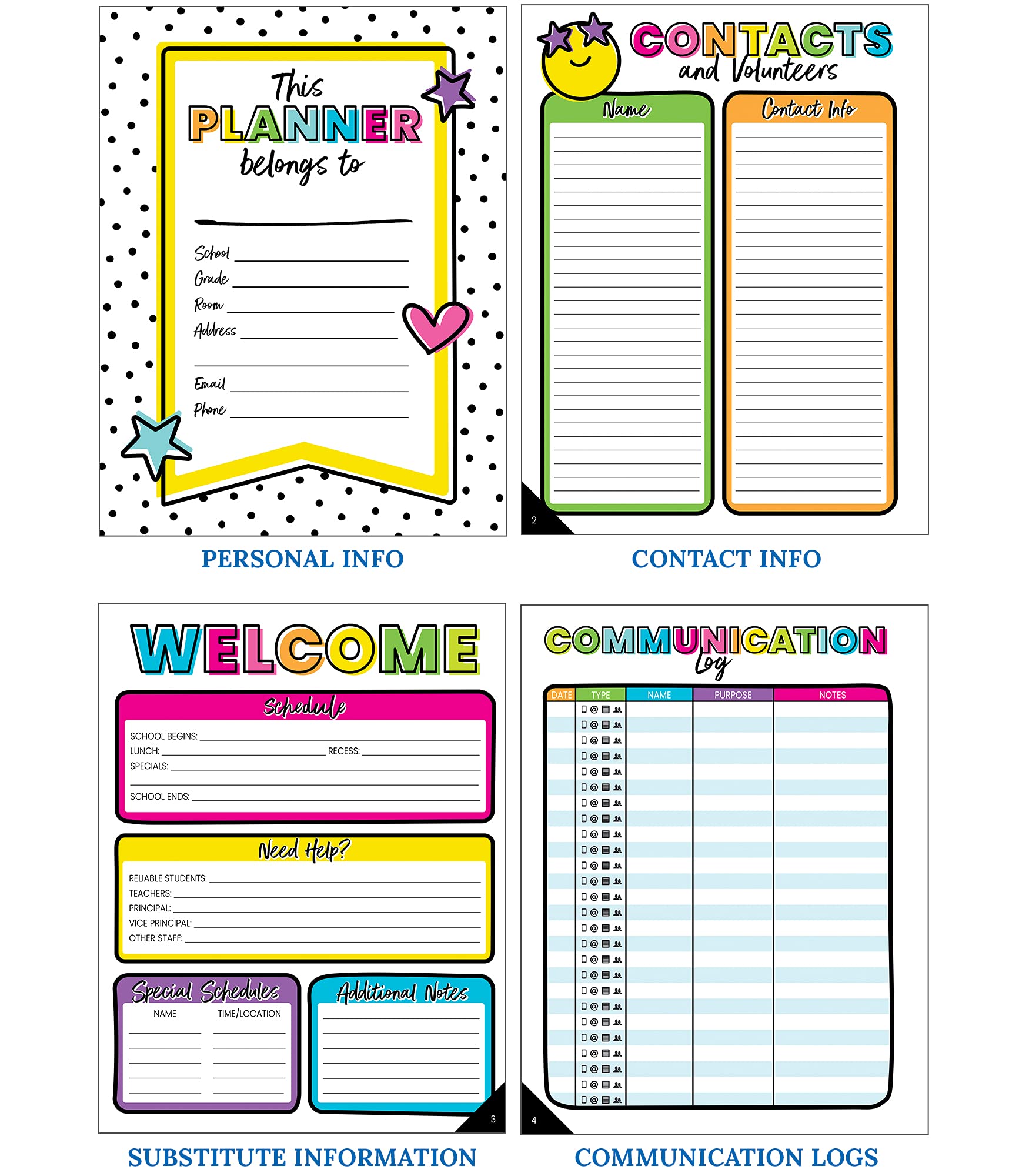 Carson Dellosa Kind Vibes Teacher Planner - 8