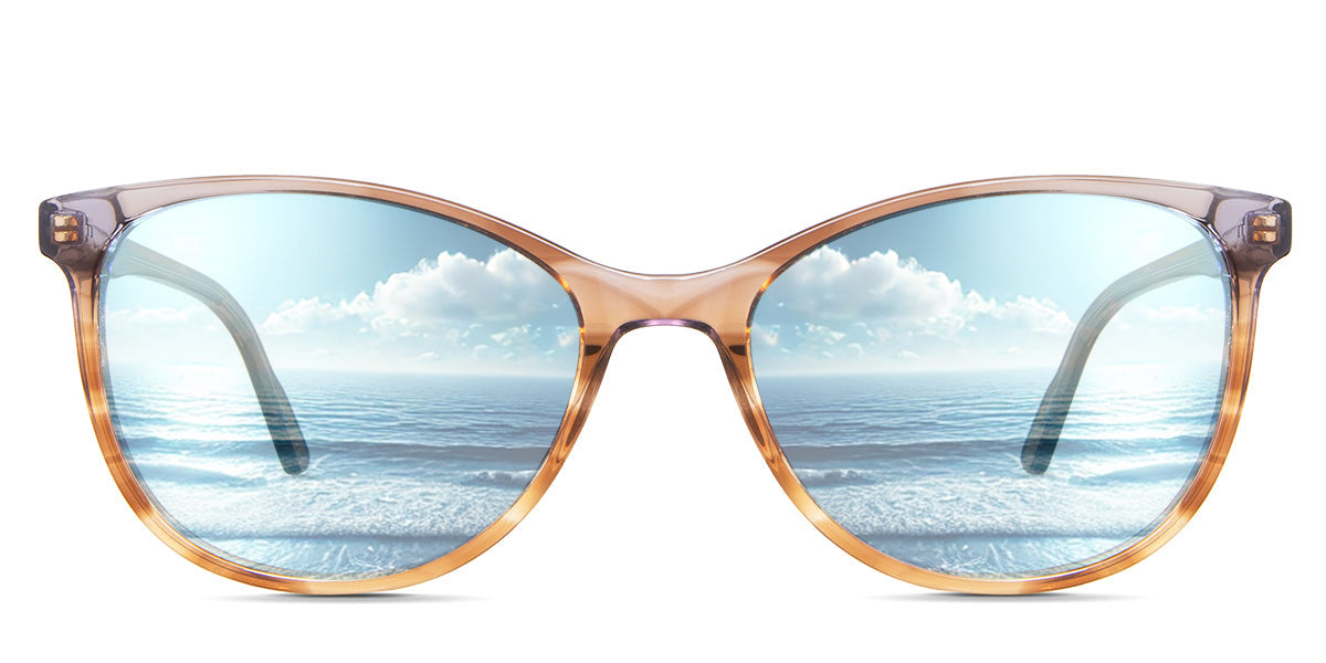 Maggie Women's Prescription Tinted Glasses - Stylish & UV Protection for Reading, Driving & Outdoor Activities