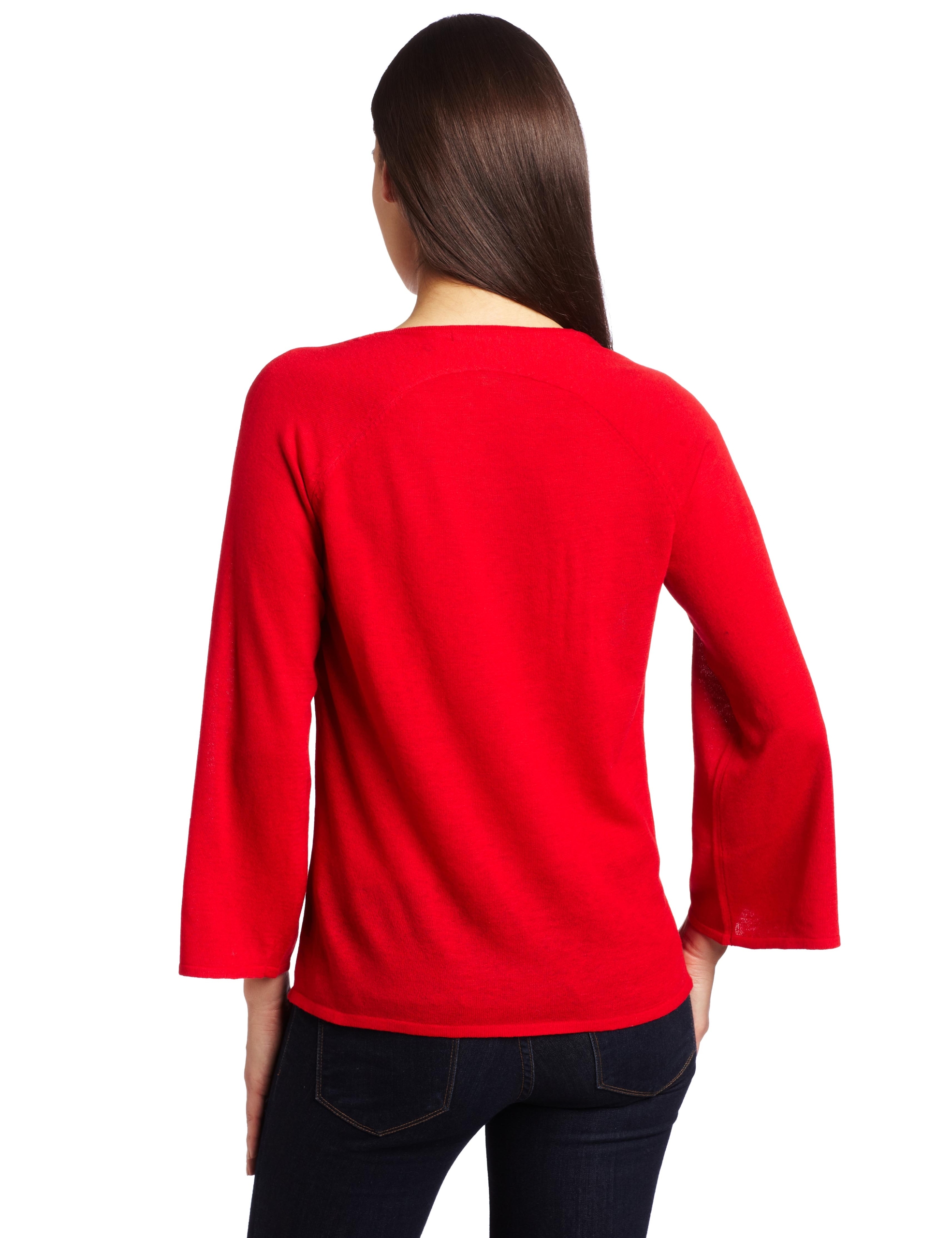525 America Women's Cozy Cowl Neck Sweater with Bell Sleeves - Soft Knit Pullover for Fall & Winter | Perfect for Office, Casual Outings & Holiday Gatherings