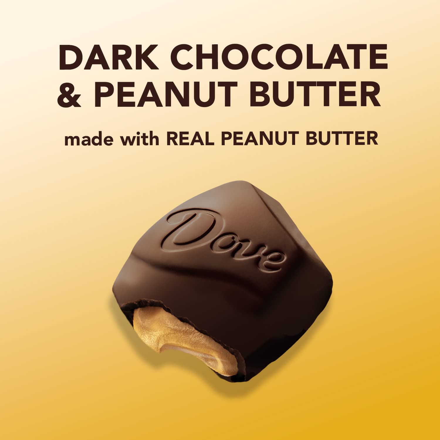 DOVE Large PROMISES Dark Chocolate Peanut Butter Candy Bars - Bulk 55oz (20 Count) | Individually Wrapped for Parties, Halloween Treats & Office Snacks