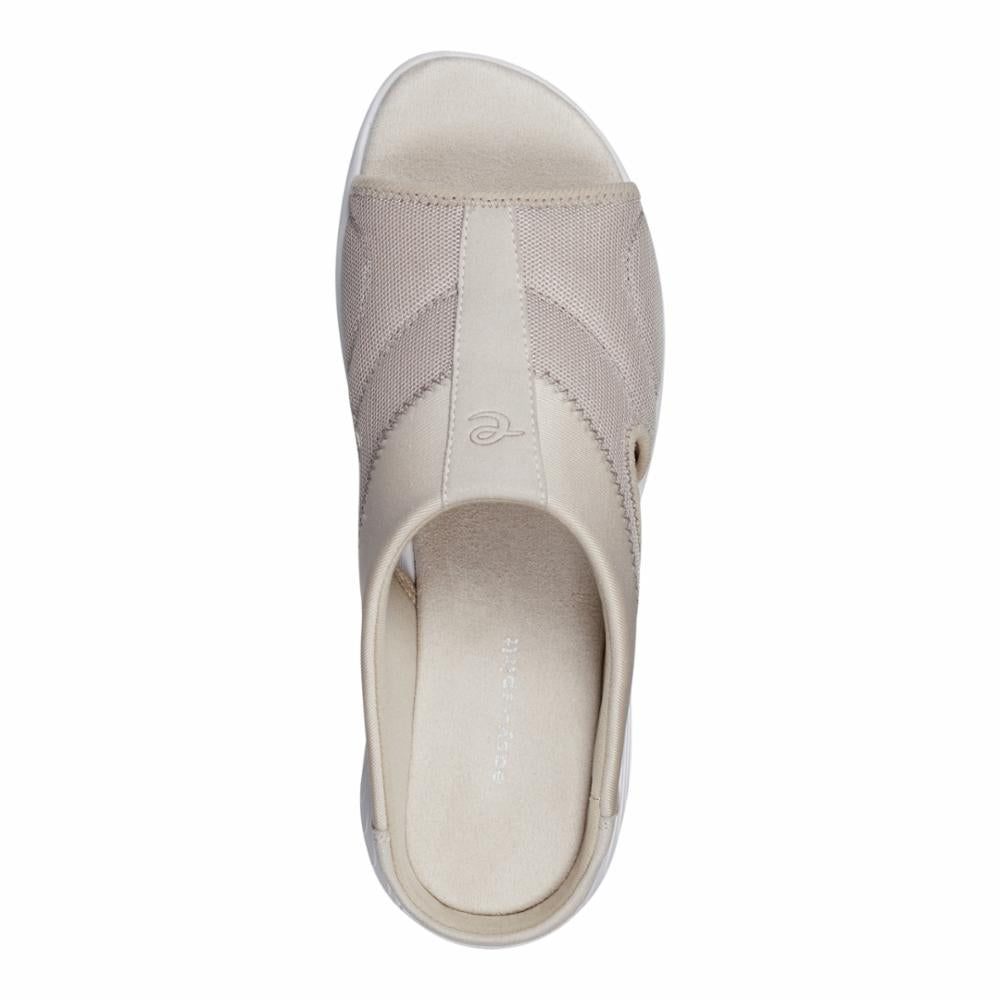 Easy Spirit Women's Tine2 Grey Walking Shoes - Comfortable Slip-On Sneakers for Women with Arch Support | Perfect for Walking, Travel & Everyday Wear