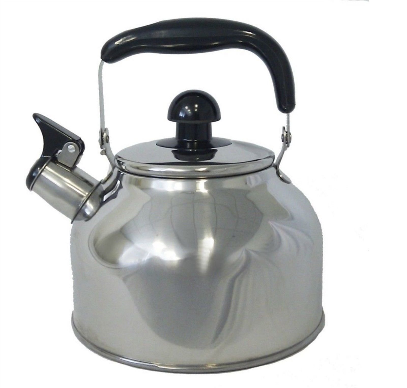 Stainless Steel 4.5L Large Whistling Tea Kettle with Infuser - Perfect for Home, Office & Camping Tea Brewing