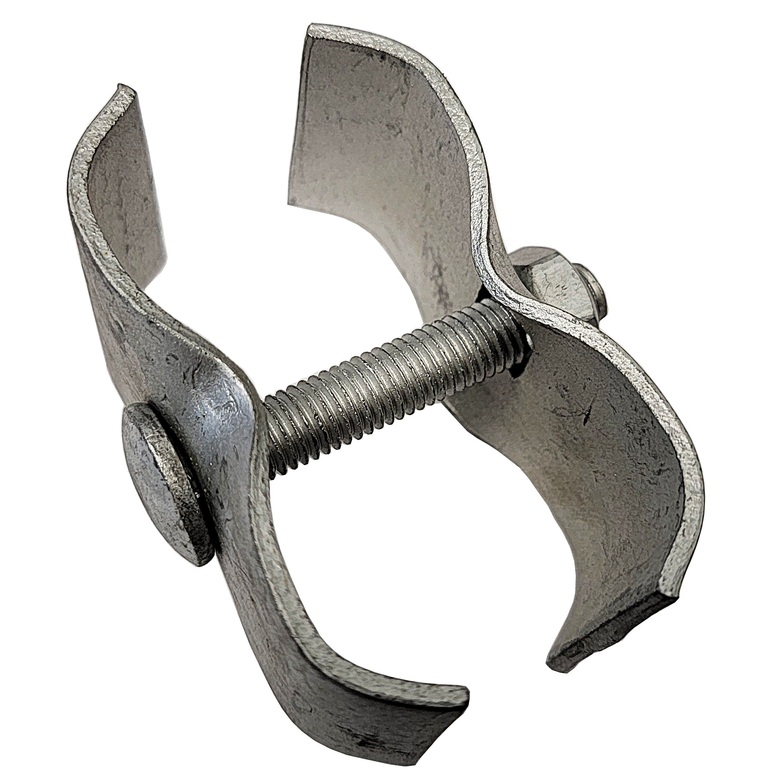 4 Pack Galvanized Panel to Panel Clamps for 1 Inch Aluminum Square Tubing - Heavy Duty Metal Connectors for Fencing, Solar Panels & DIY Projects